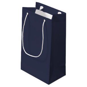 Create Your Own dark gray blue customizable Small Gift Bag