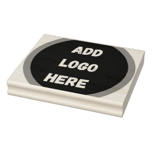 Create Your Own dark gray blue personalized  Rubber Stamp