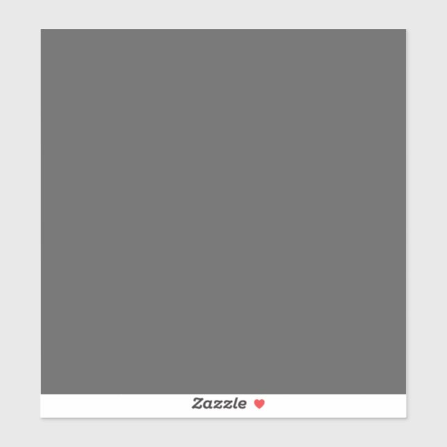 Create Your Own dark gray Custom Design (Sheet)