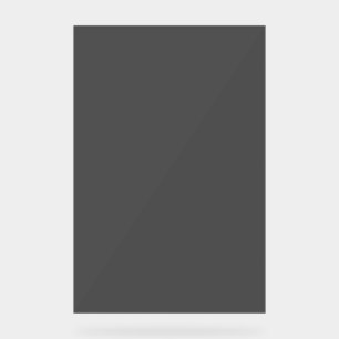 Create Your Own dark gray Custom Design Acrylic Sign