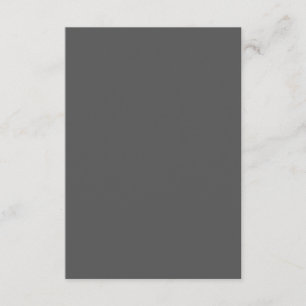 Create Your Own dark gray Custom Design Advice Card