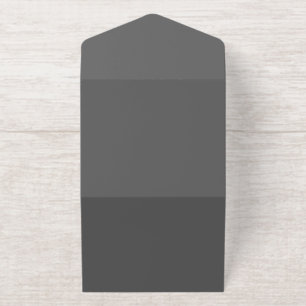 Create Your Own dark gray Custom Design All In One Invitation