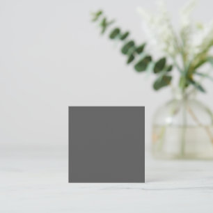 Create Your Own dark gray Custom Design Calling Card