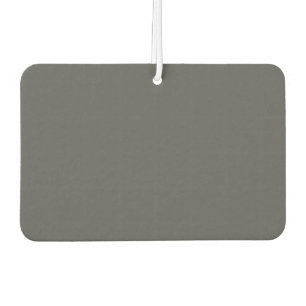 Create Your Own dark gray Custom Design Car Air Freshener