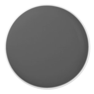 Create Your Own dark gray Custom Design Ceramic Knob