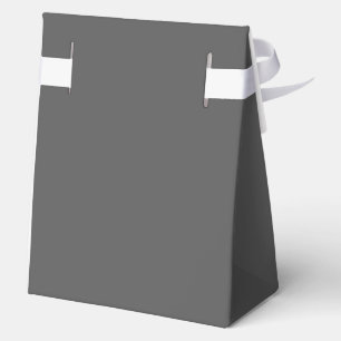 Create Your Own dark gray Custom Design Favour Box
