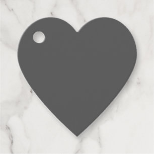 Create Your Own dark gray Custom Design Favour Tags