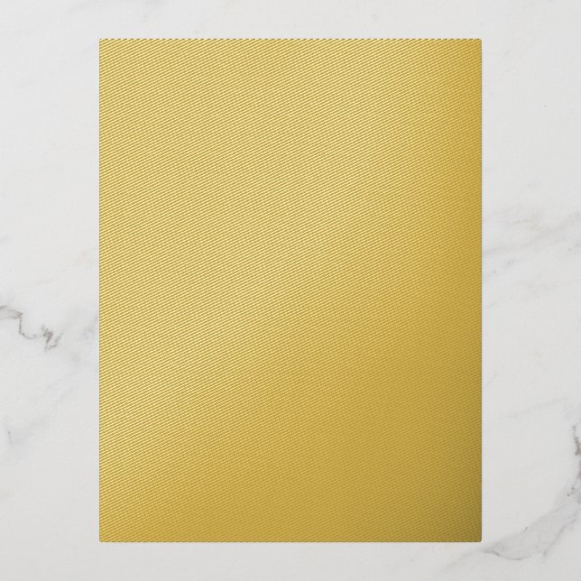 Create Your Own dark gray Custom Design Foil Invitation Postcard (Front)