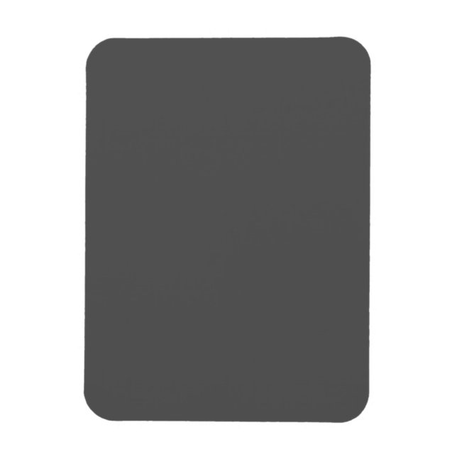 Create Your Own dark gray Custom Design Magnet (Vertical)