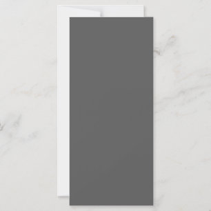Create Your Own dark gray Custom Design Magnetic Invitation