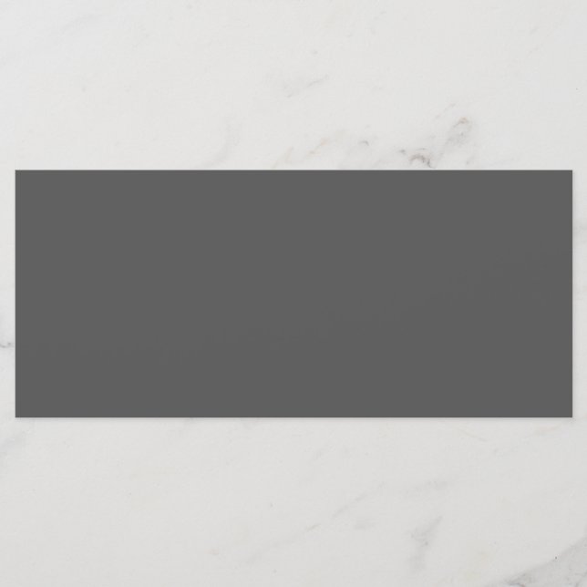 Create Your Own dark gray Custom Design Menu (Front)