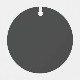 Create Your Own dark gray Custom Design Metal Tree Decoration