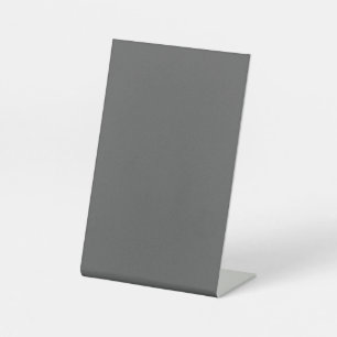 Create Your Own dark gray Custom Design Pedestal Sign