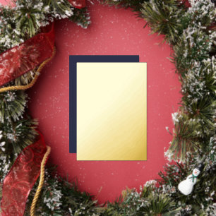 Create Your Own dark gray Custom personalized Foil Holiday Card