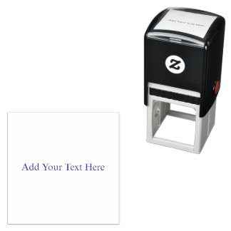 Create Your Own dark gray Custom personalized Self-inking Stamp