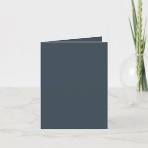 Create Your Own dark gray Folded Holiday Card