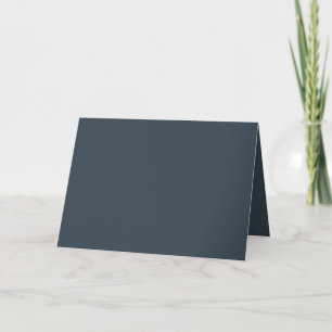 Create Your Own dark gray Folded Thank You Card