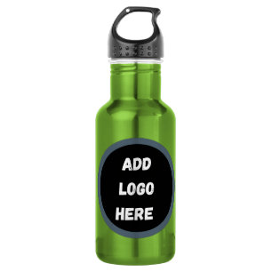 Create Your Own dark grey blue personalised 532 Ml Water Bottle