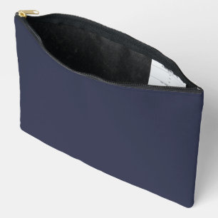 Create Your Own dark grey blue personalised Accessory Pouch
