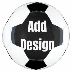 Create Your Own dark grey blue personalised Football