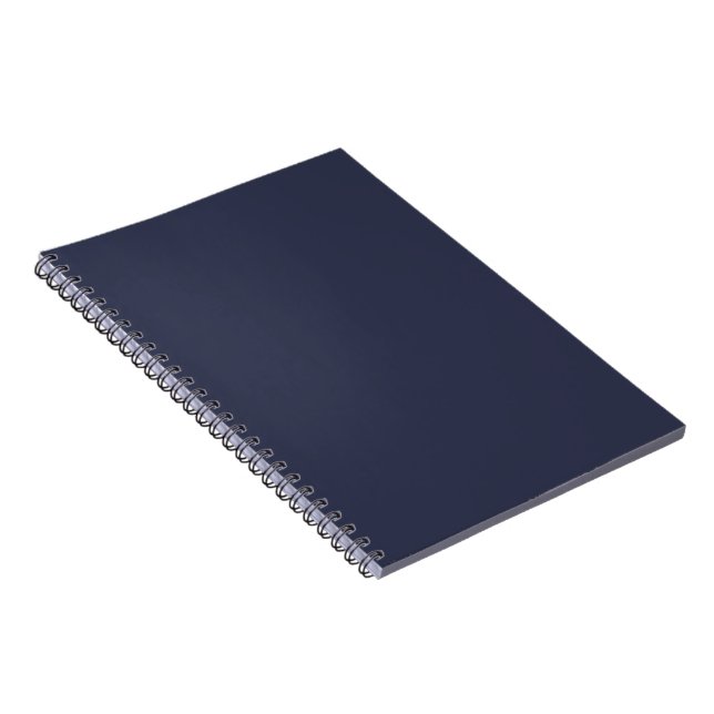 Create Your Own dark grey blue personalised Notebook (Right Side)
