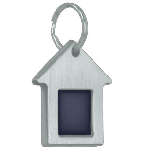 Create Your Own dark grey blue personalised Pet ID Tag