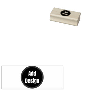 Create Your Own dark grey blue personalised  Rubber Stamp