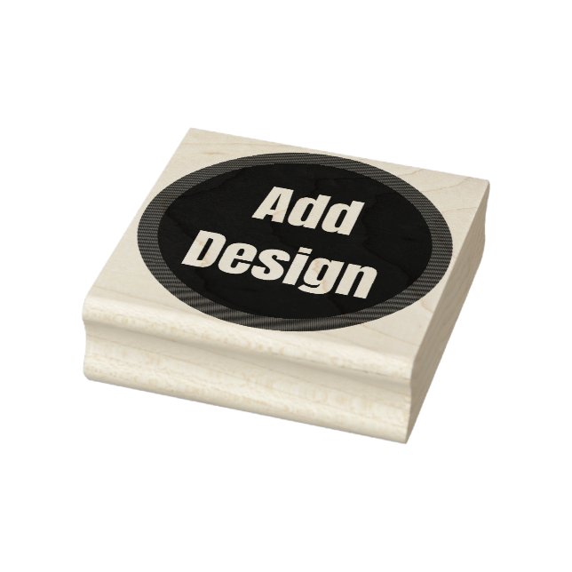 Create Your Own dark grey blue personalised  Rubber Stamp (Stamp)
