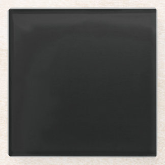 Create Your Own - Dark Texture - Black Glass Coaster