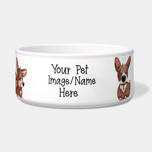 Create Your Own Decorated dog Food Bowl Gift Idea (Front)