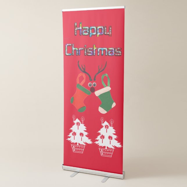 Create your own Decorated First Christmas Tree  Retractable Banner (3/4)