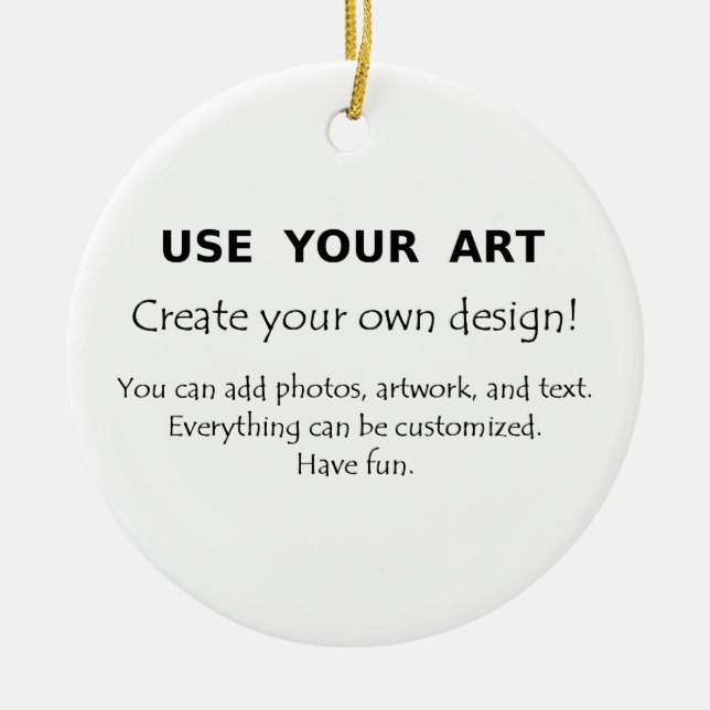Create your own decorations use your art photos (Front)
