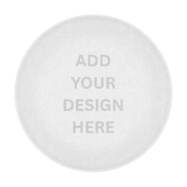 Create Your Own Design 12" Glass Cutting Board (Front)