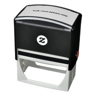 Create Your Own Design 2.9"x1.4" Rubber Self-inking Stamp