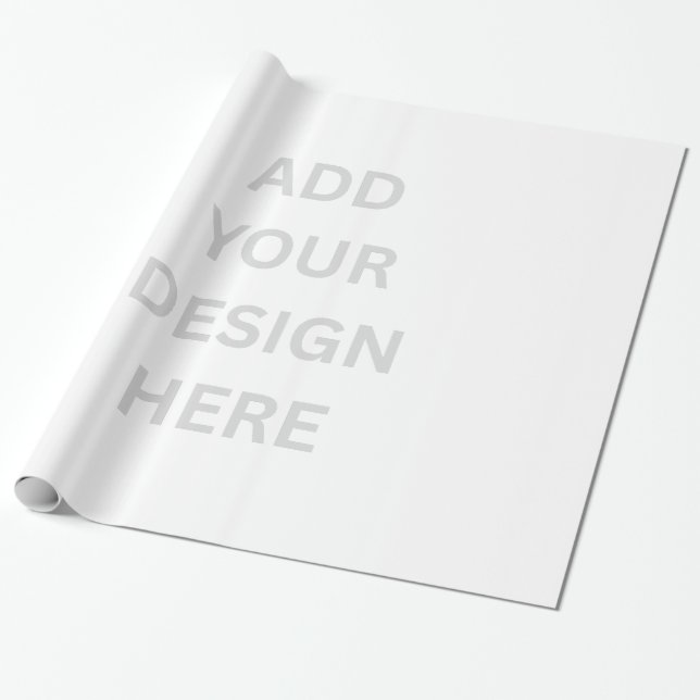 Create Your Own Design 30'' x 60'' Glossy Wrapping Paper (Unrolled)