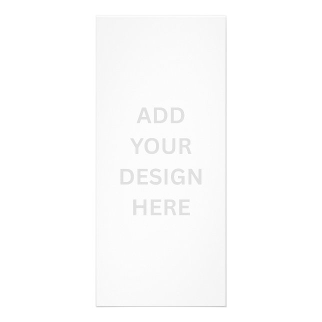 Create Your Own Design 4" x 9" Rack Card (Front)