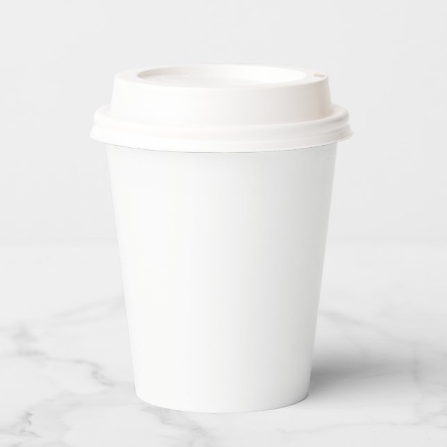 Create Your Own Design 8oz Paper Cup With Lid (Front)