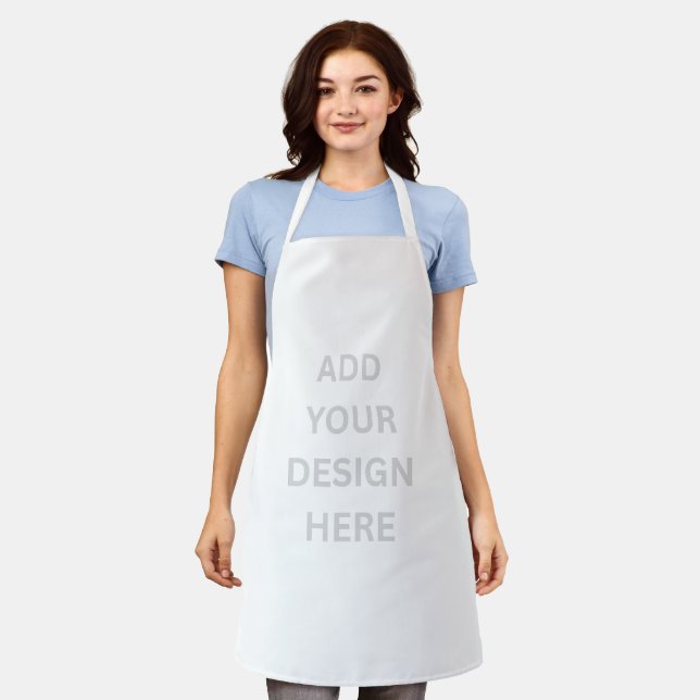 Create Your Own Design All-Over Print Medium Apron (Worn)