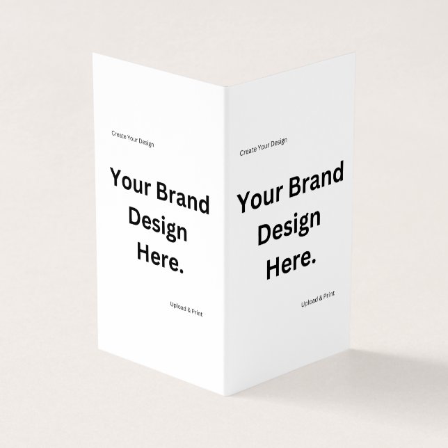Create Your Own Design and Print Business Card (Outside)