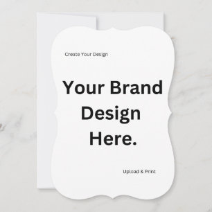 Create Your Own Design and Print Flat Card