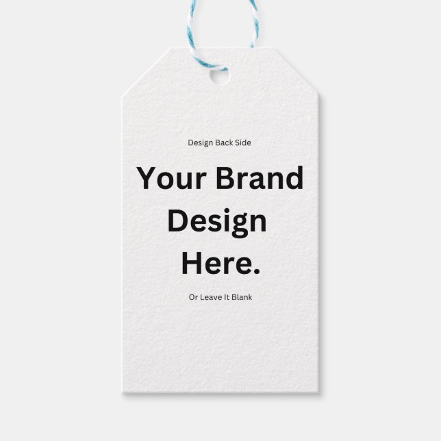 Create Your Own Design and Print Gift Tag (Front)