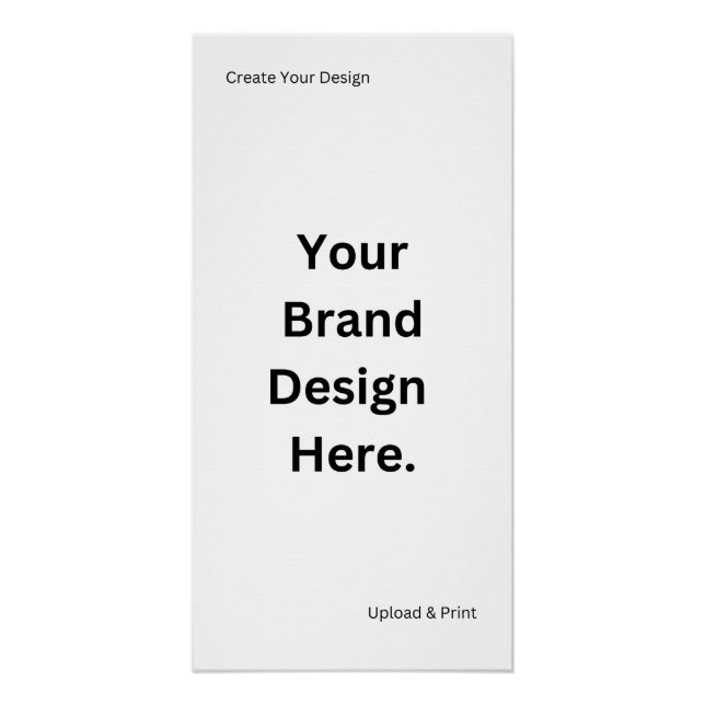 Create Your Own Design and Print Glossy Poster (Front)