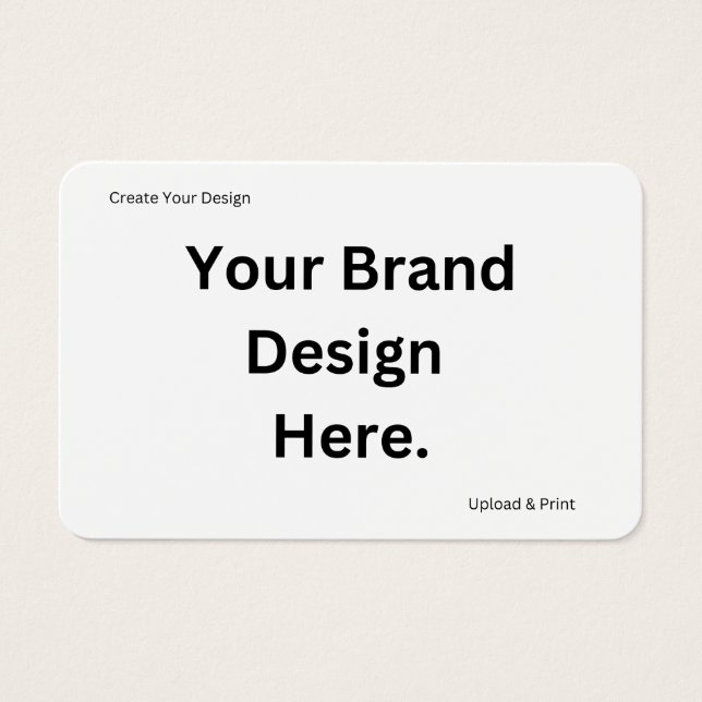 Create Your Own Design and Print Profile Card (Front)