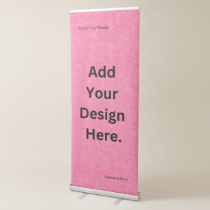 Create Your Own Design and Print Retractable Banner
