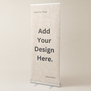 Create Your Own Design and Print Retractable Banner