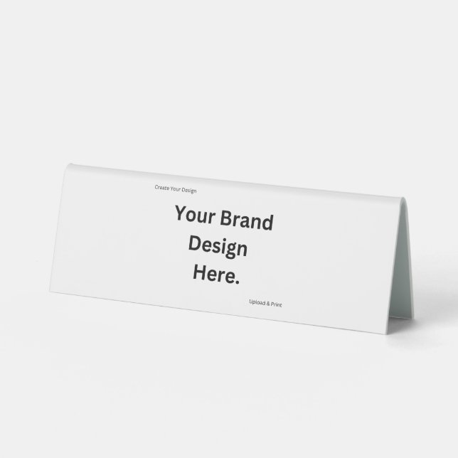 Create Your Own Design and Print Table Tent Sign (Front)