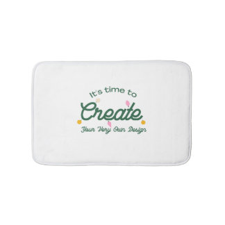 Create your own design bath mat