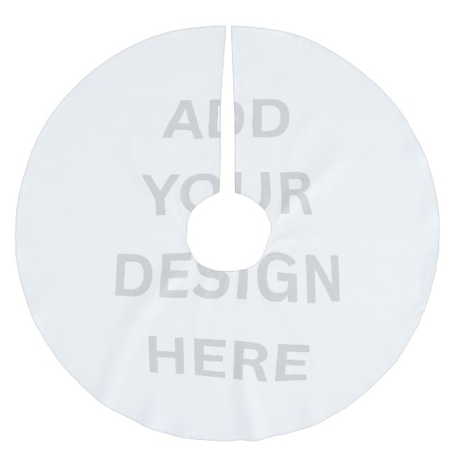 Create Your Own Design  Brushed Polyester Tree Skirt (Front)