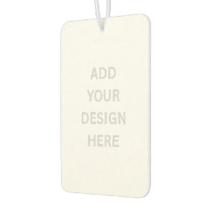 Create Your Own Design Car Air Freshener