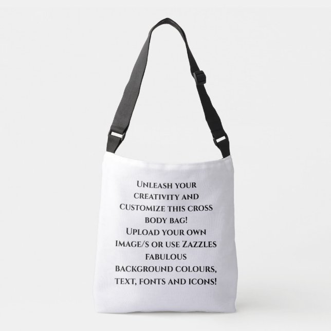 Create Your Own Design Custom Personalised  Crossbody Bag (Front)